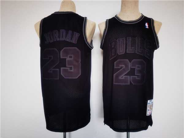 Mens Chicago Bulls #23 Michael Jordan Black Stitched Basketball Jersey